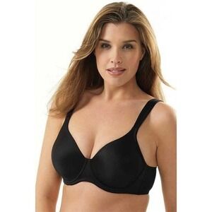 NEW Leading Lady 48G Black Molded Lightly Padded Underwire Bra 5028 #90431